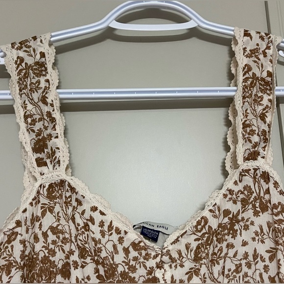 NWT American Eagle Sweetheart Corset Midi Dress - Picture 9 of 15